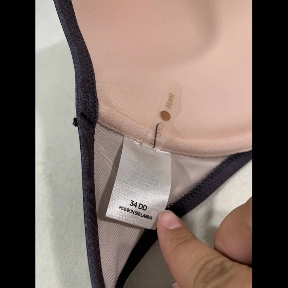 NWT Shade & Shore Dream Lightly Lined Halter Bikini Top [ SZ‎ 34DD ]